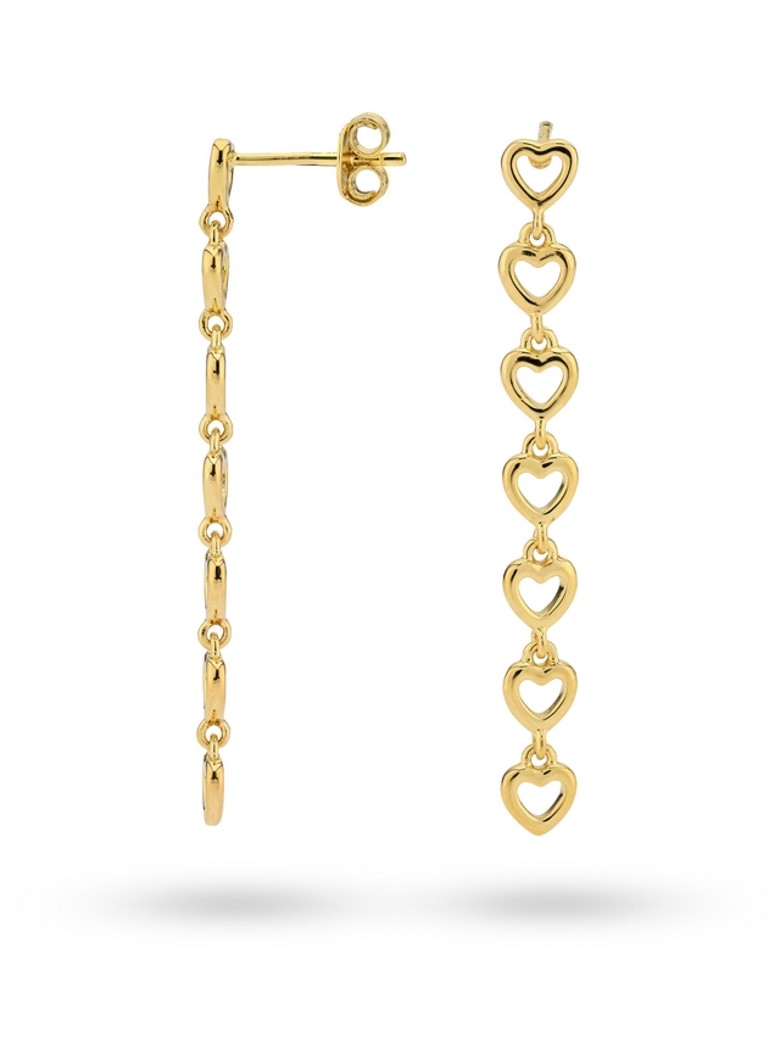 24Kae Sisterhood Megan gold plated earrings 42465Y