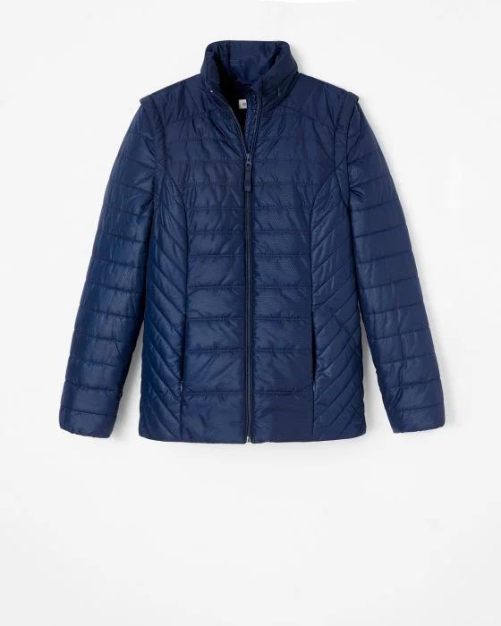 Parka matelassée manches amovibles