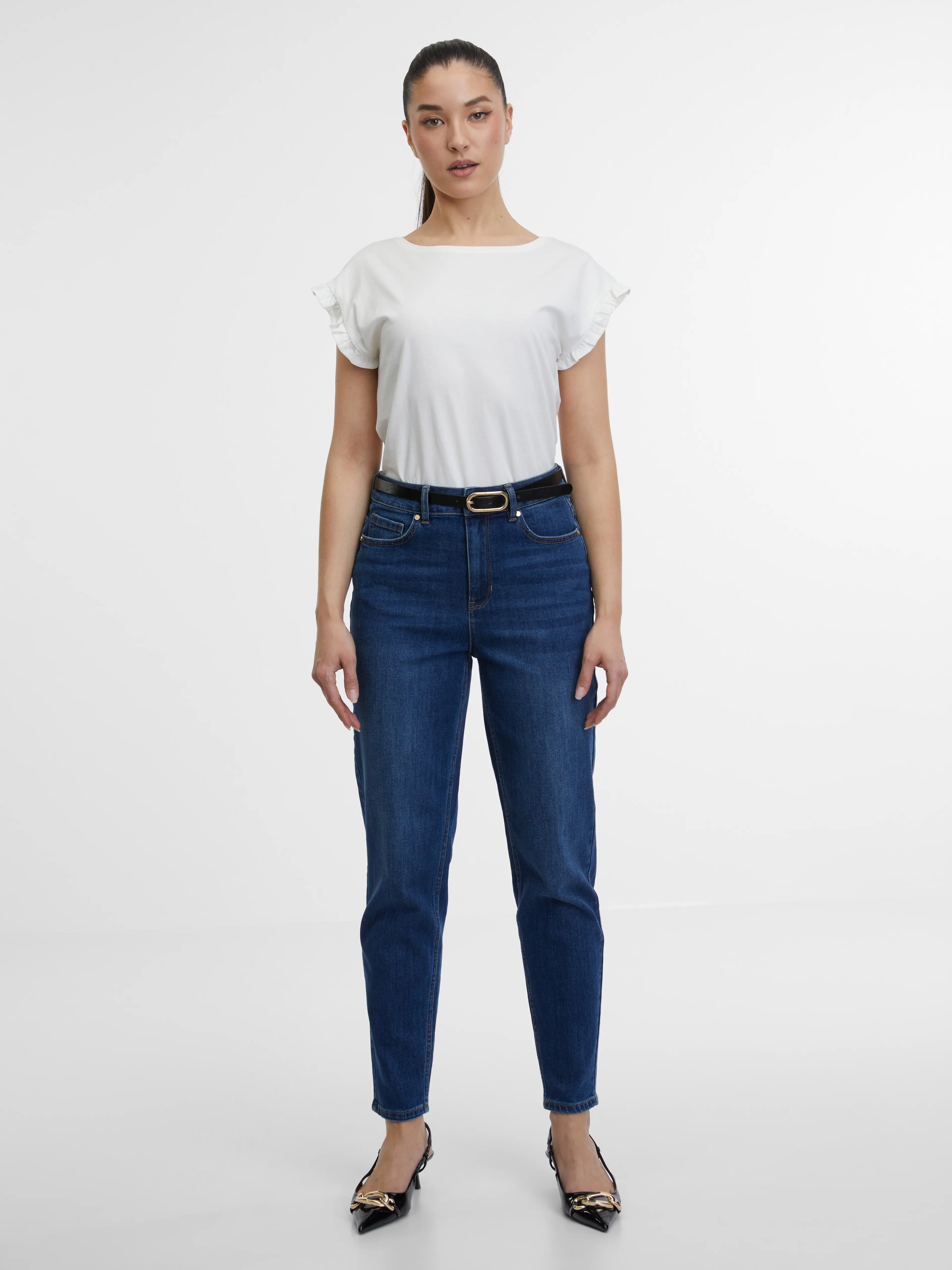 Weißes Damen-T-Shirt ORSAY