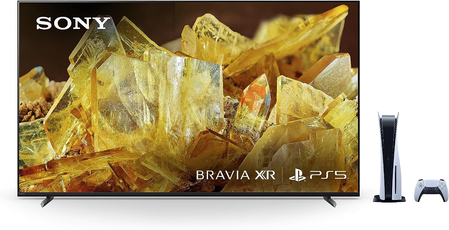 Sony 65 Inch 4K Ultra HD TV X90L Series: BRAVIA XR Full Array LED Smart Google TV with Dolby Vision HDR and Exclusive Features for The Playstation® 5 XR65X90L- 2023 Model,Black
