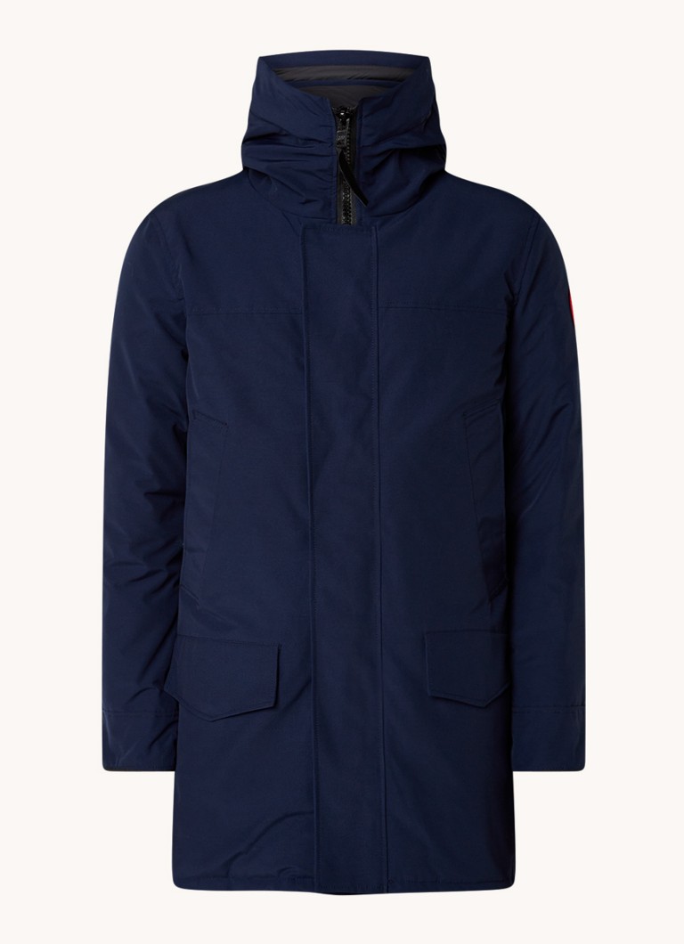 Prošívaná parka Canada Goose Langford s péřovou výplní a prošitými kapsami
