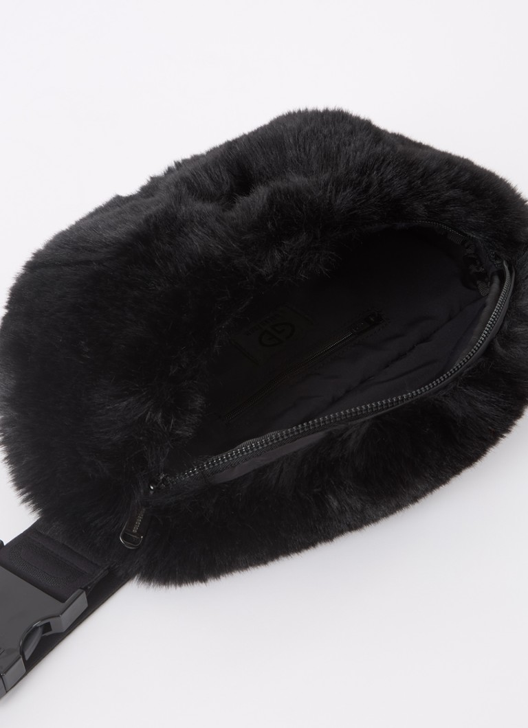 Goldbergh Doux faux fur waist bag with logo