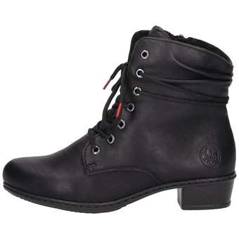 Rieker Schnürstiefelette in schwarz