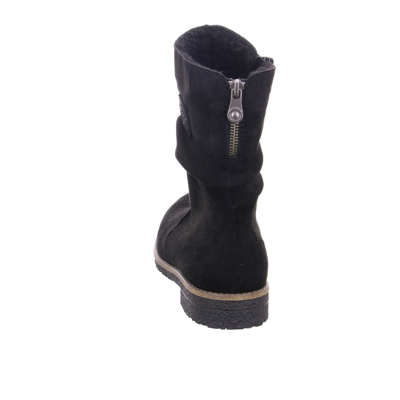 RIEKER Schnür-Stiefeletten schwarz