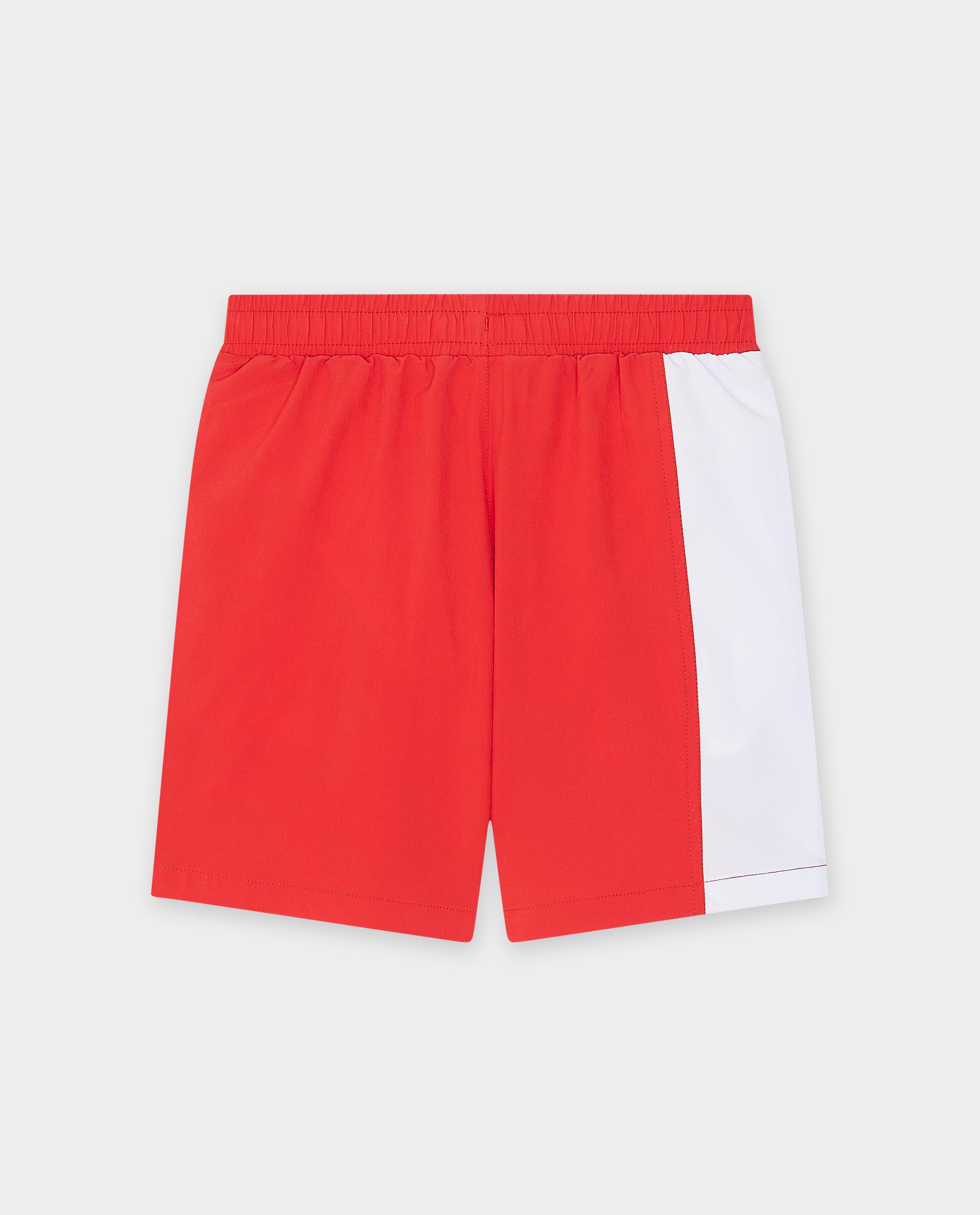 Pantaloni scurți Fila cu blocuri de culoare roșii