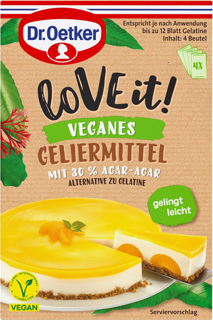 Dr. Oetker LoVE it! Veganes Geliermittel