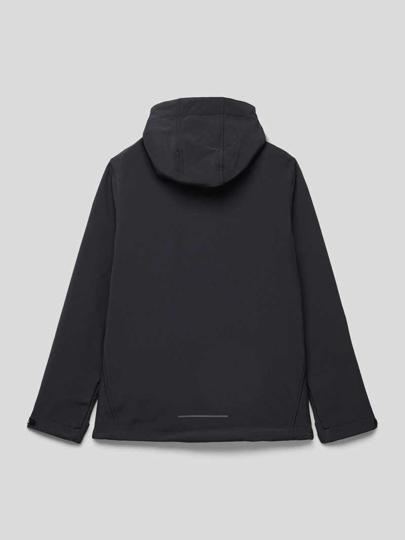 Softshell-Jacke mit Kapuze in royalblau