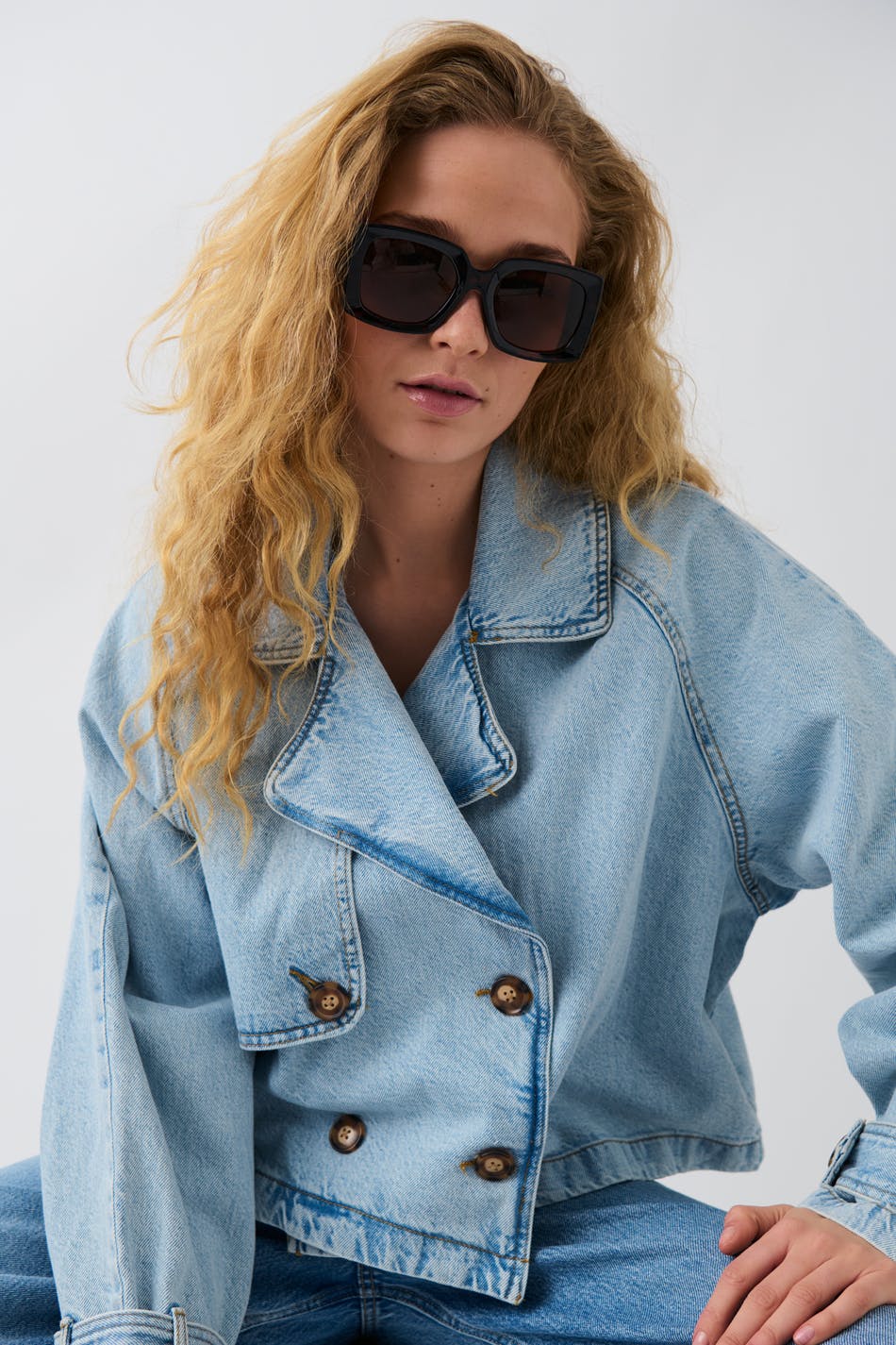 Large square sunglasses