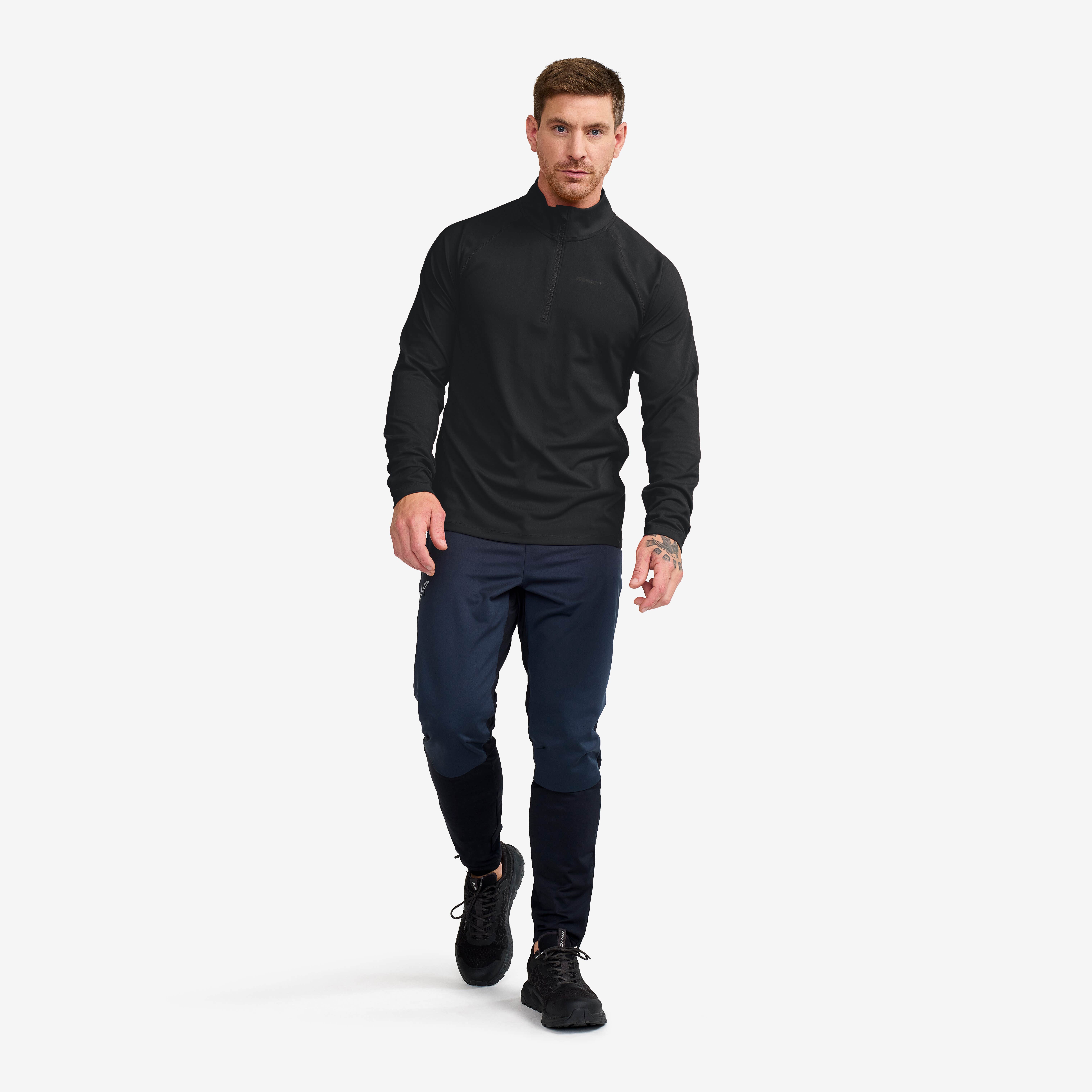 Prep Half-zip Top Homme Black