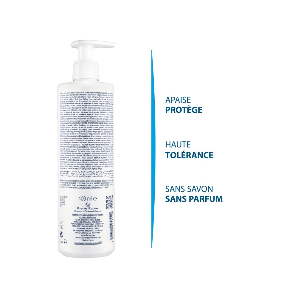 Ducray Dexyane Gel Nettoyant 400 ml Gel nettoyant
