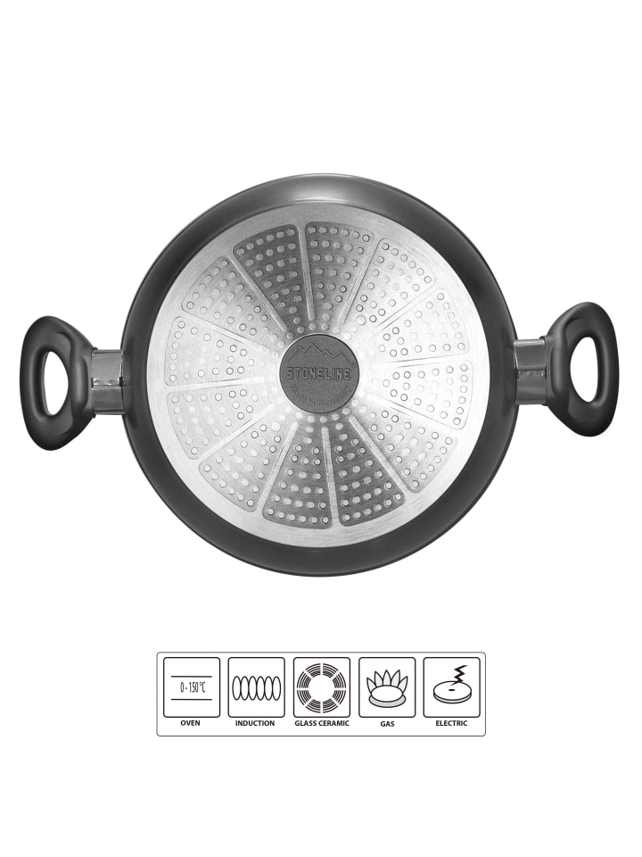 Stoneline Servierpfanne in Anthrazit günstig kaufen Ø 24cm