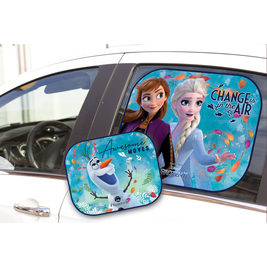 Sonnenschutzblenden mit Frozen-Motiv, 44x35 cm, 2 Stück - ATU