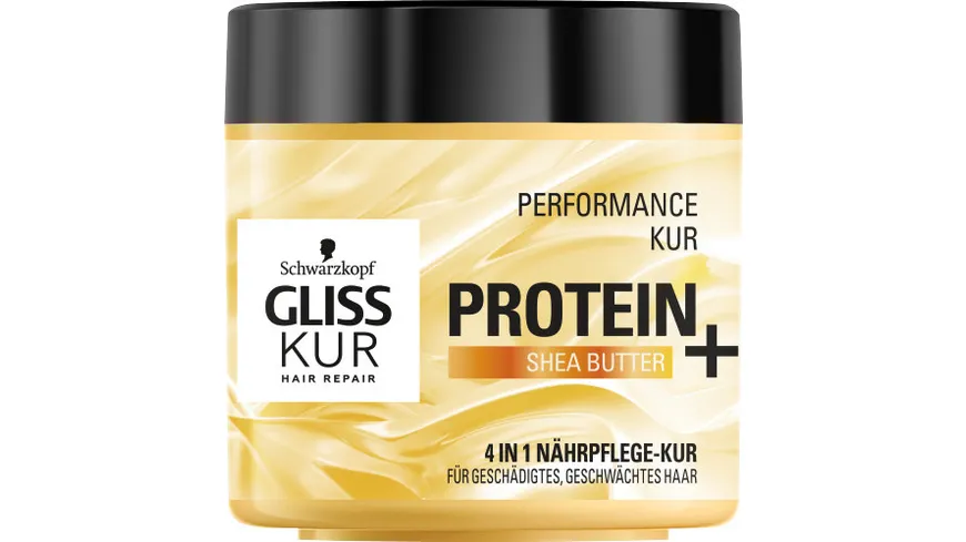 Schwarzkopf Gliss Kur Performance Kur Protein+ 4 in 1 Nährpflege-Kur 400 ml