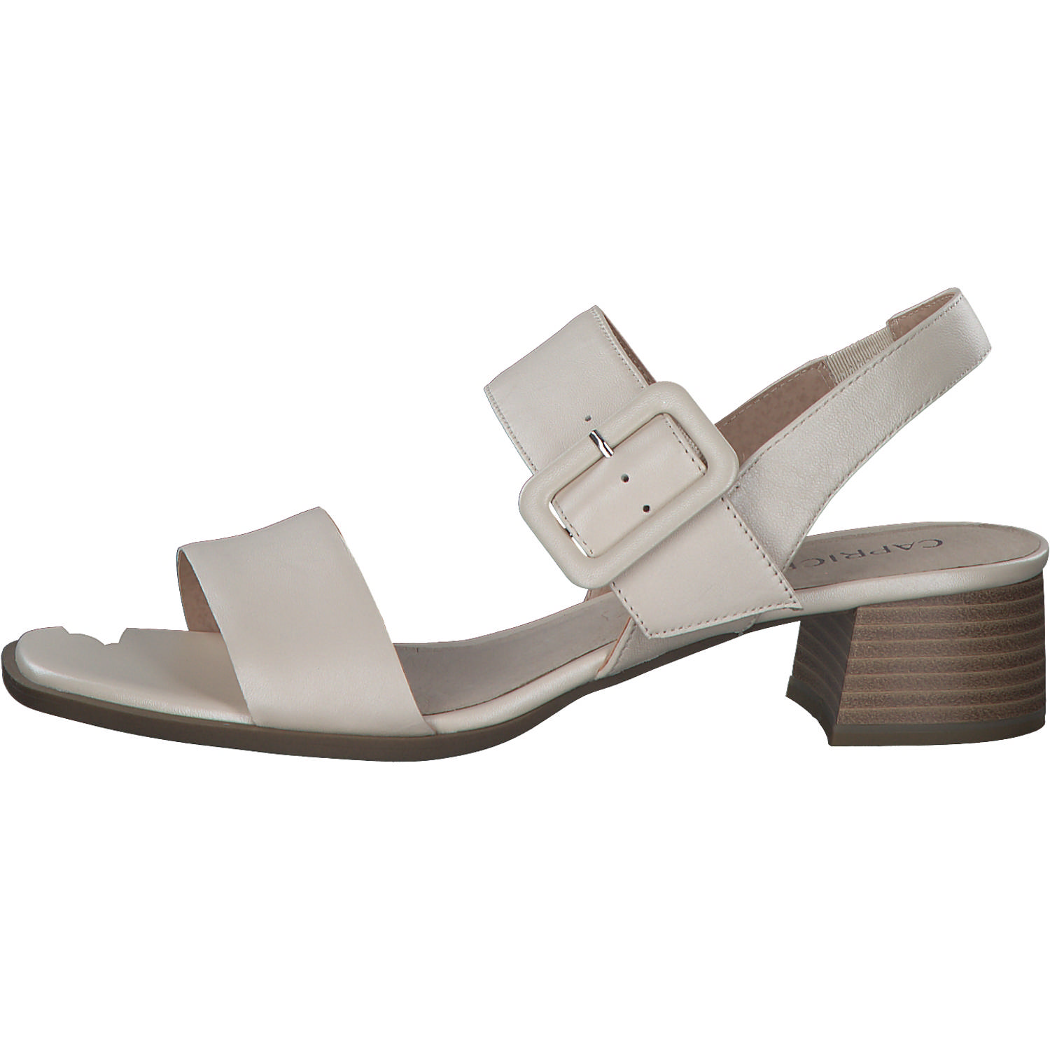 Caprice 28211, Plateau-Sandaletten, Damen, CREAM PERLATO