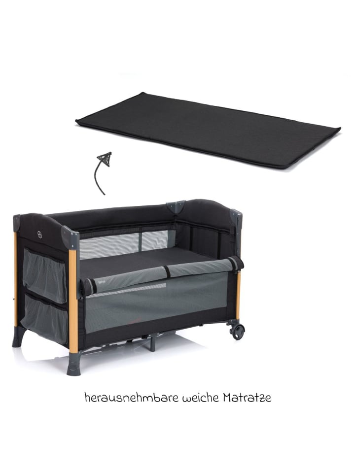 fillikid 2 in 1 Reisebett & Beistellbett Cadiz in in grau günstig kaufen onesize