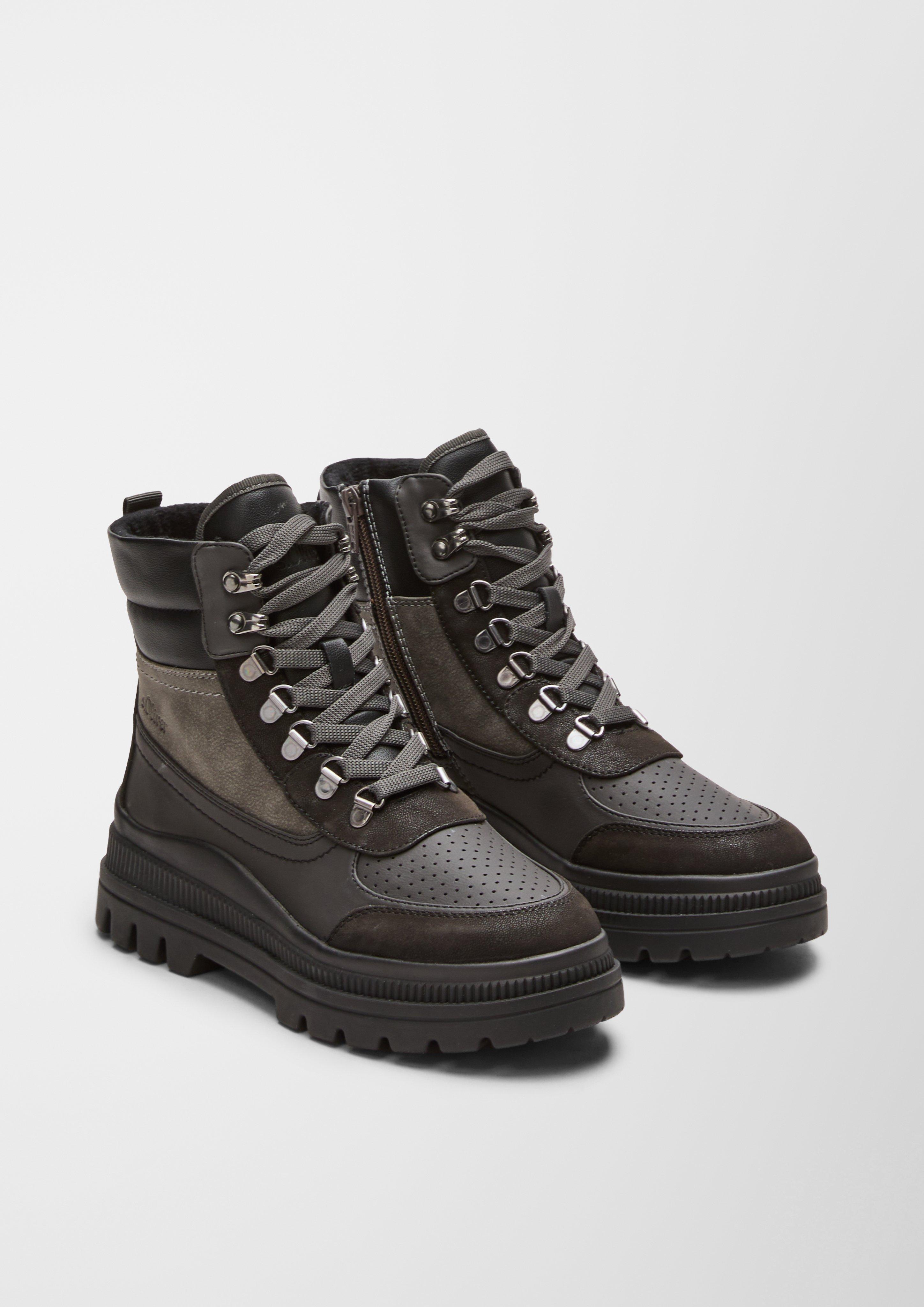 Boots aus Lederimitat  6006584-098