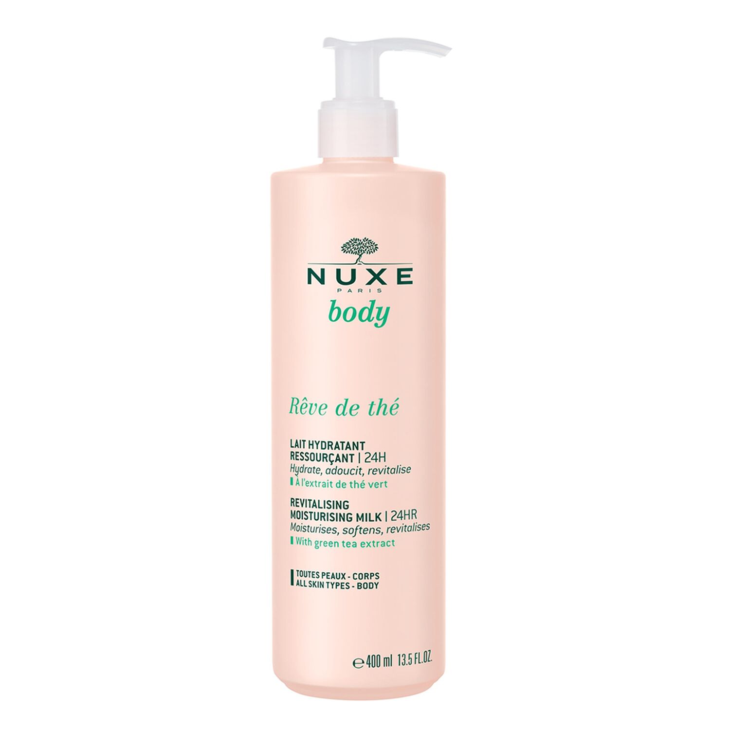 Nuxe Lait Hydratant Ressourçant Rêve de Thé - Toutes peaux - 400ml