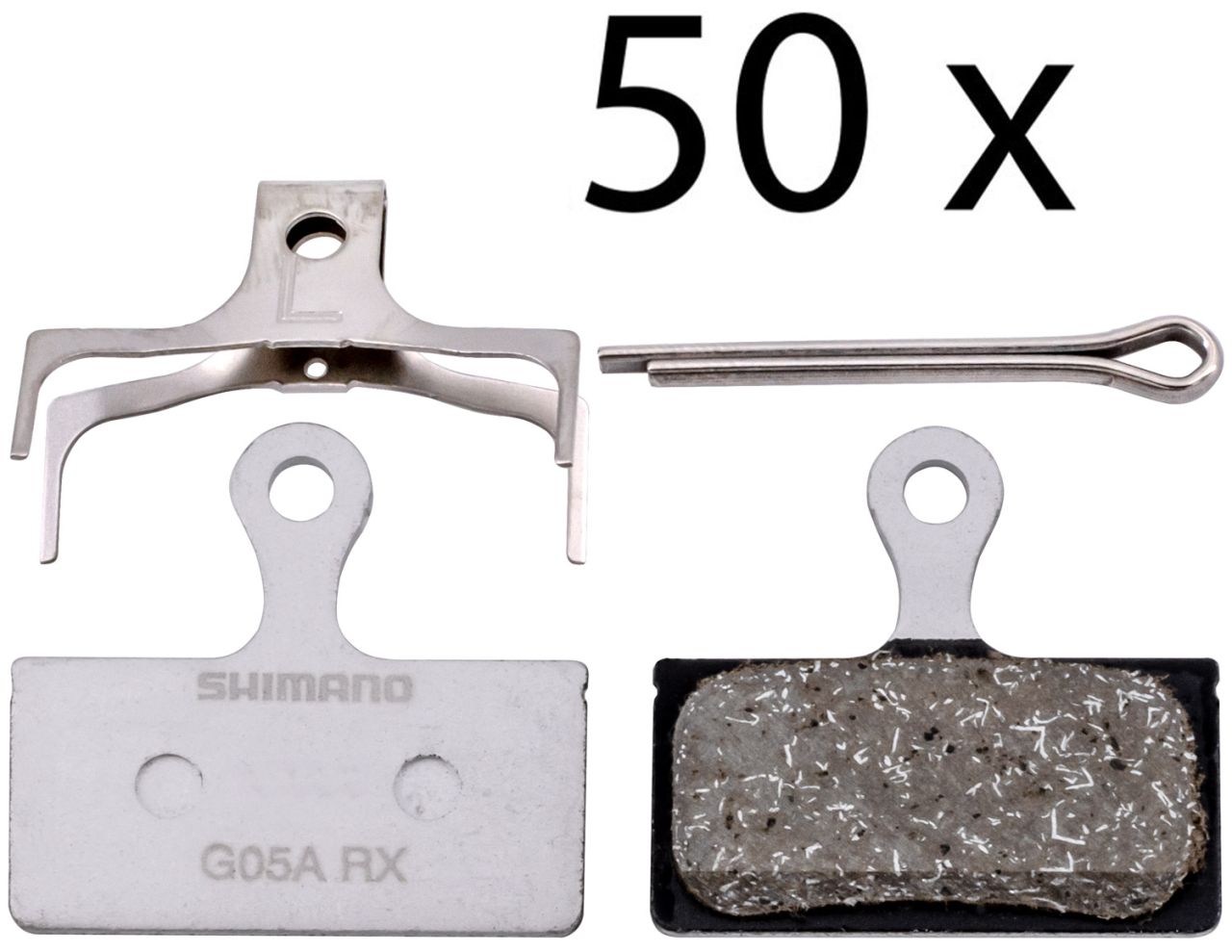 Shimano G05A-RX Resin Disc Beläge (50er Werkstattverpackung) kaufen | Bike-Discount