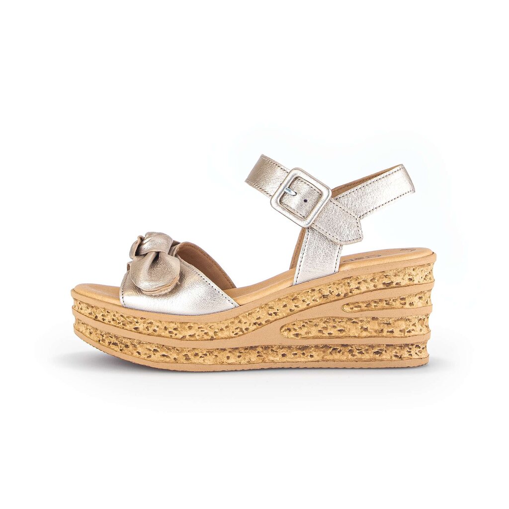Gabor fashion Keilsandalette gold