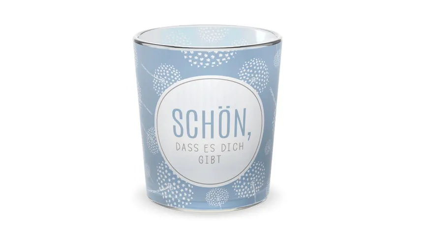 Geschenk für Dich Teelicht Pusteblume