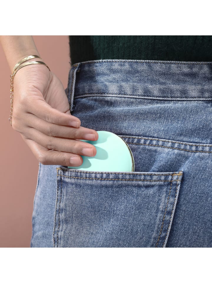 Ailoria MAQUILLAGE Taschenspiegel mit dimmbarer LED-Beleuchtung (USB) in türkis günstig kaufen onesize