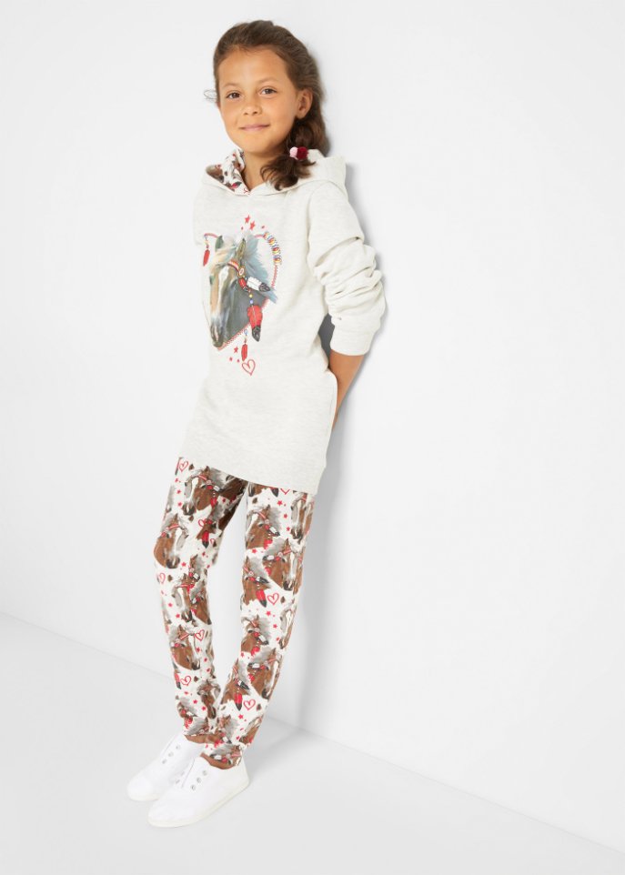 Mädchen Sweatshirt und Leggings (2-tlg.Set) Bio-Baumwolle