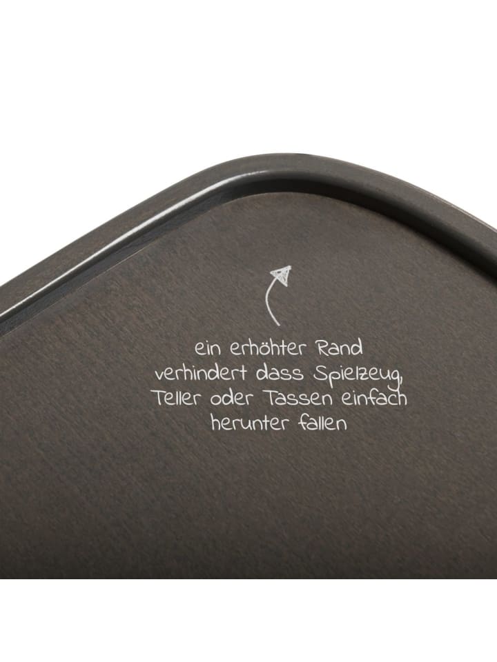 Hauck Essbrett & Tisch aus Holz für Alpha Hochstühle in braun,schwarz günstig kaufen onesize