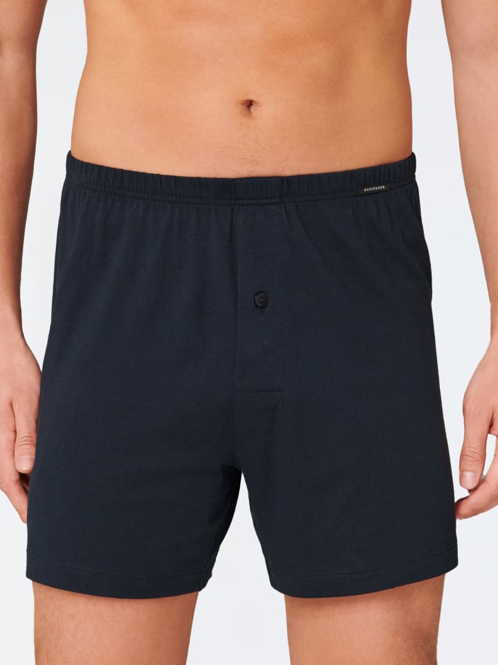 Schiesser Boxer Shorts in Schwarz, dunkelblau günstig kaufen