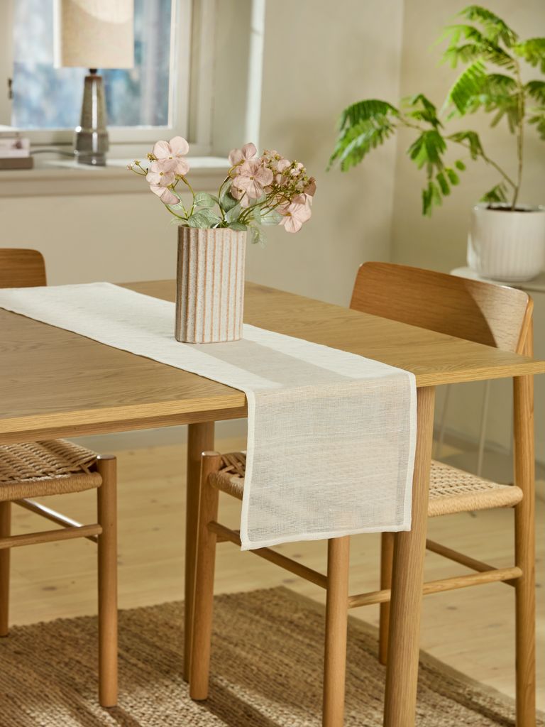 BREI Runner BREI 30x140 branco/natural