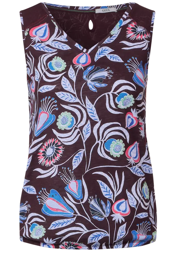 CECIL Burn Out Top