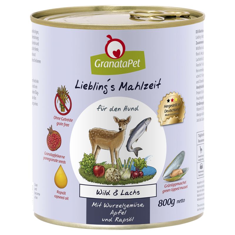 Probierpaket GranataPet Liebling's Mahlzeit 6 x 800 g
