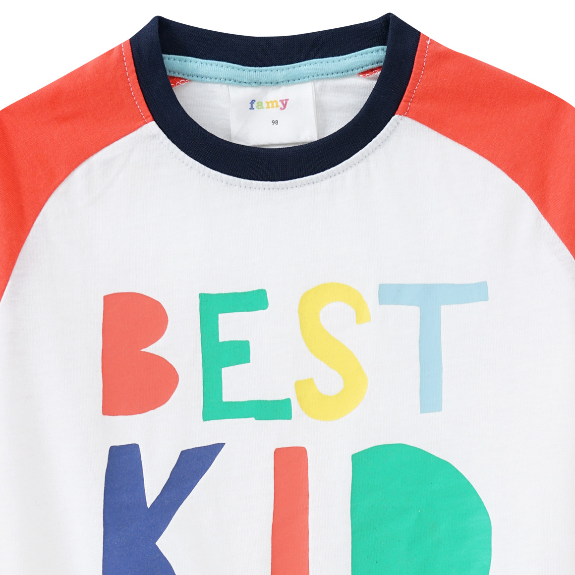 Jungen Langarmshirt mit Message-Print