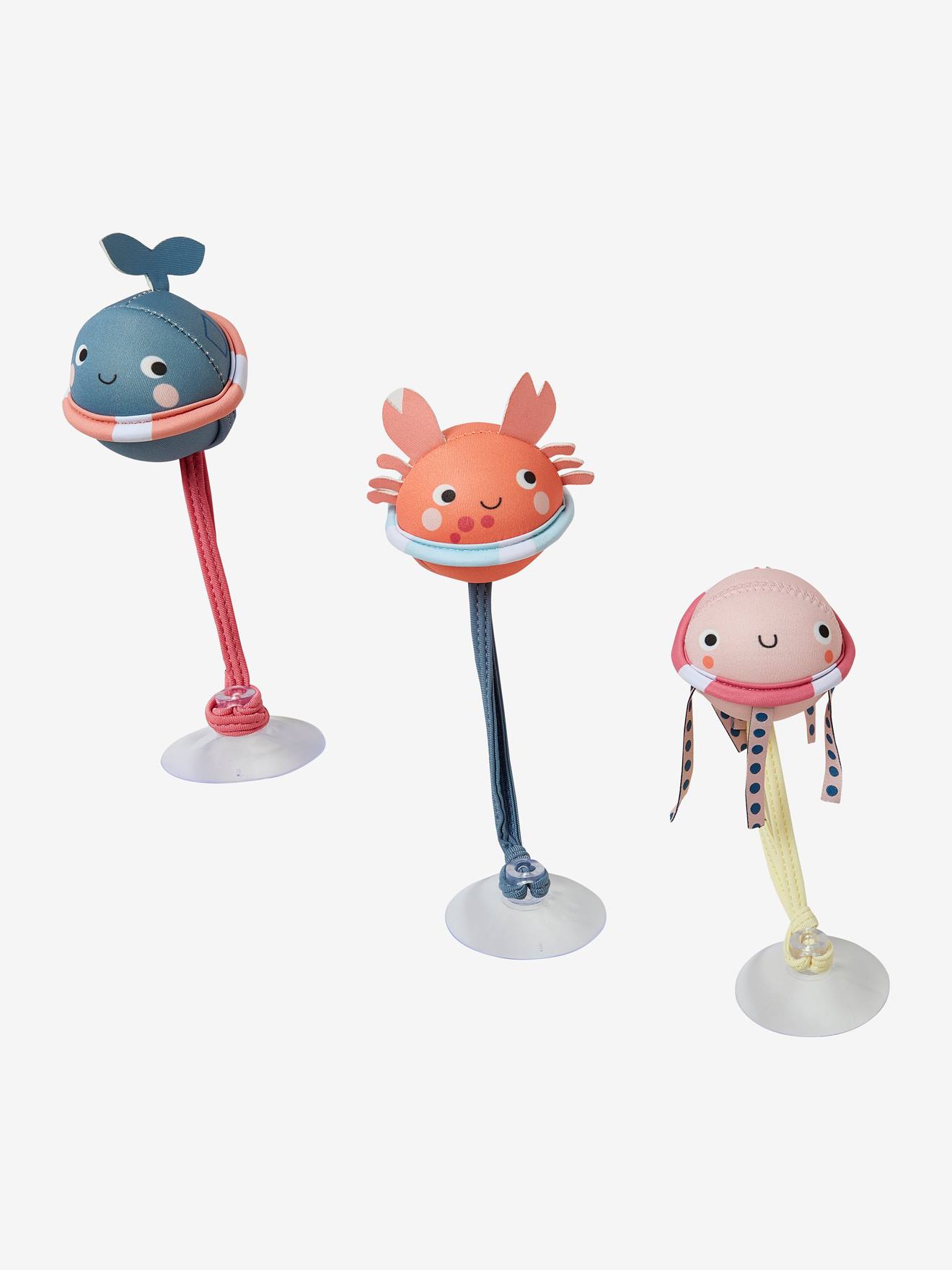Lot de 3 balles de bain en néoprène EAU SALEE multicolore