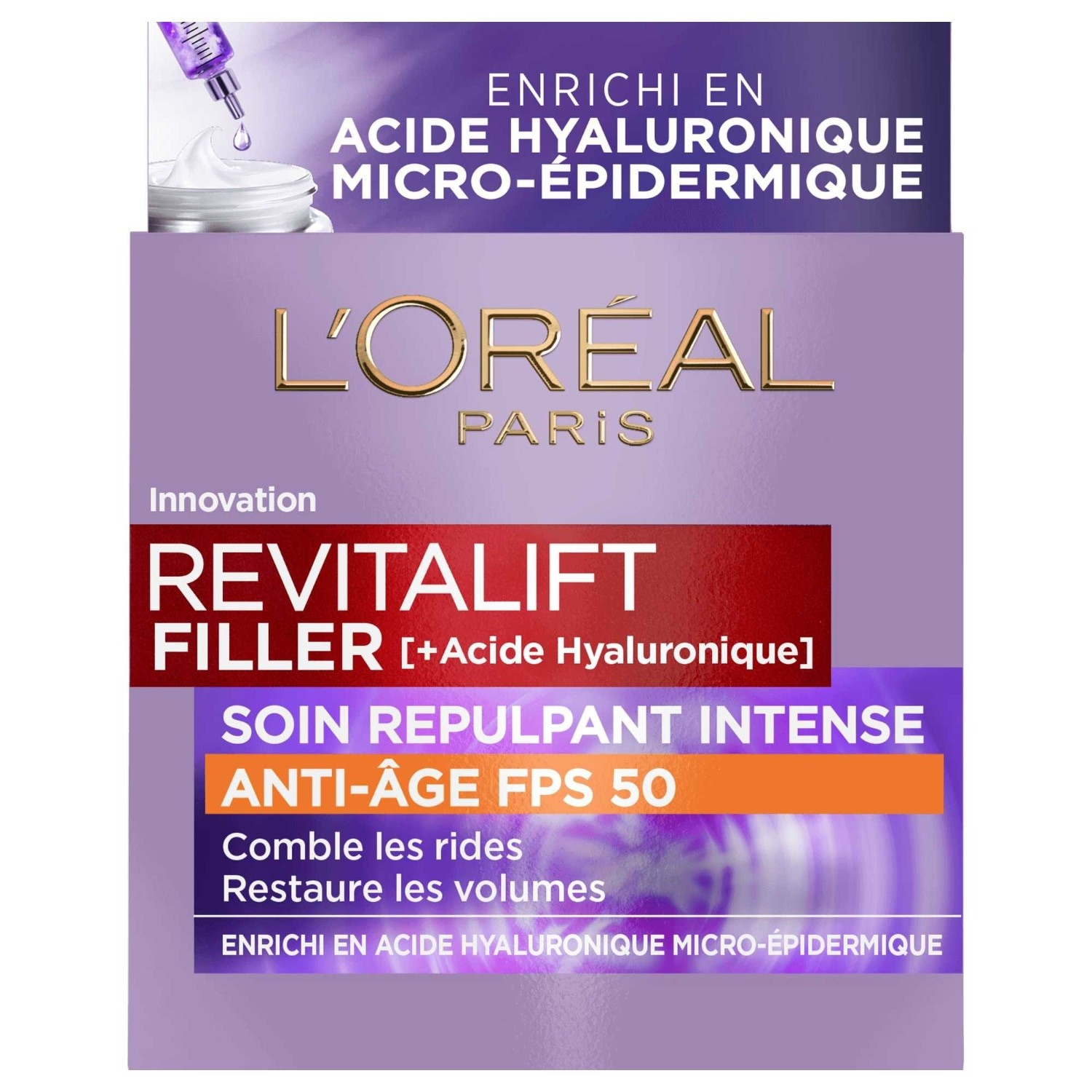 L'Oréal Paris Revitalift Filler + hialuronska kislina SPF 50