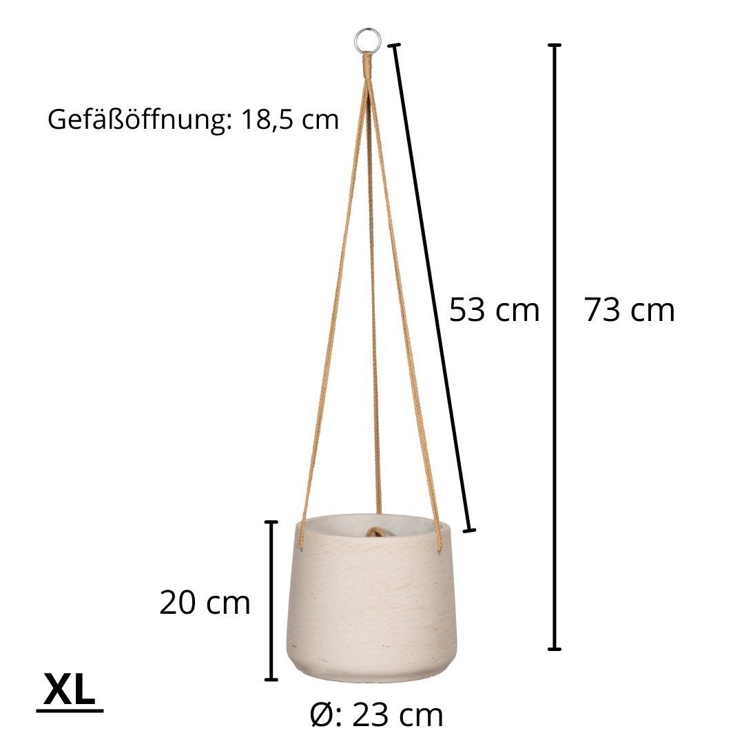 finestgreen Blumenampel Handgefertigte Blumenampel Hanging Patt
