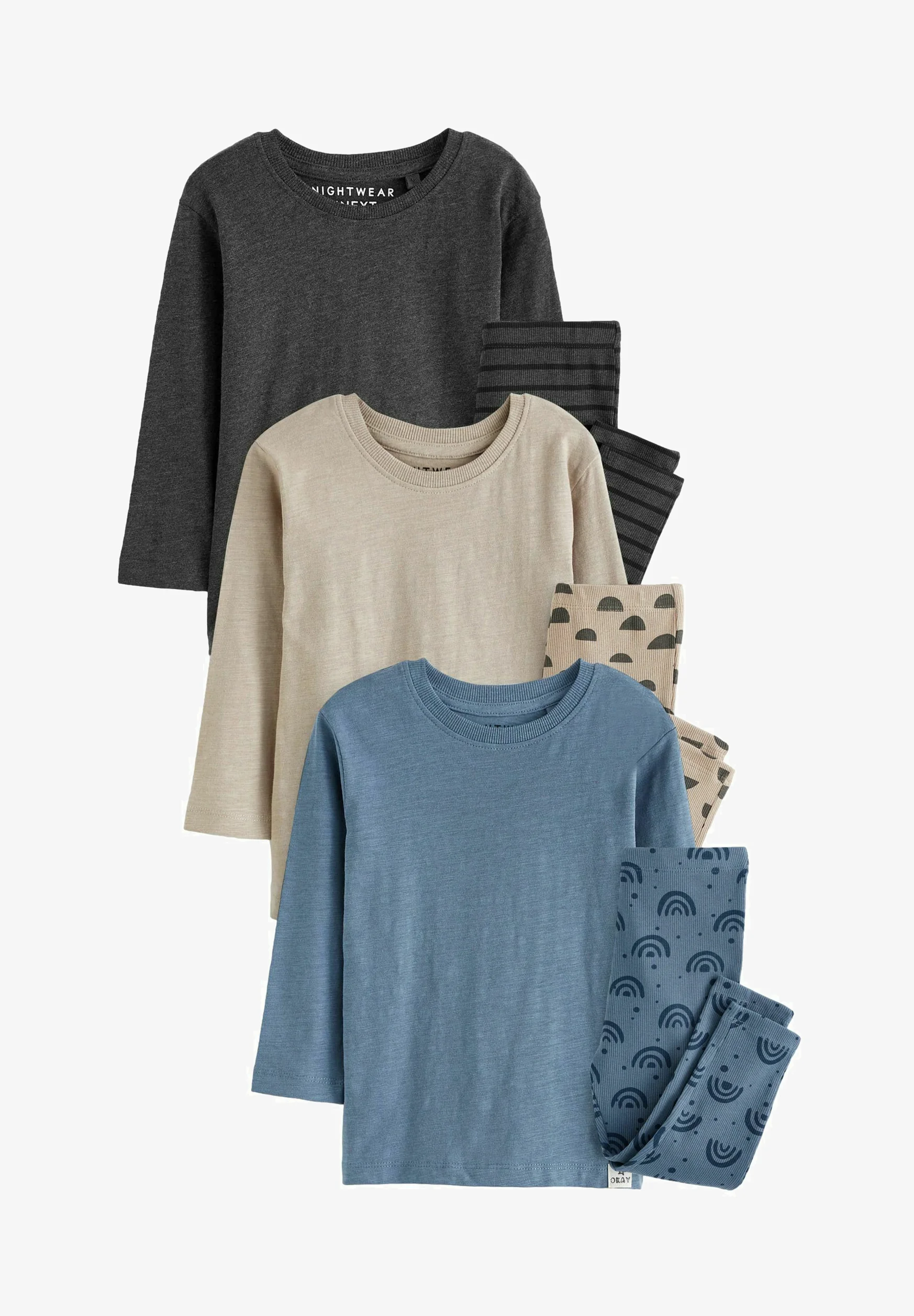 Siguiente PAQUETE DE 3 - AJUSTE REGULAR - Pijamas