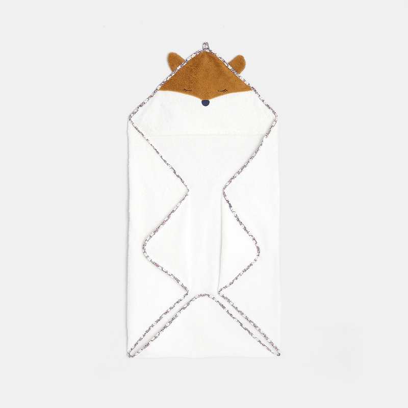 Cape de bain renard blanche naissance