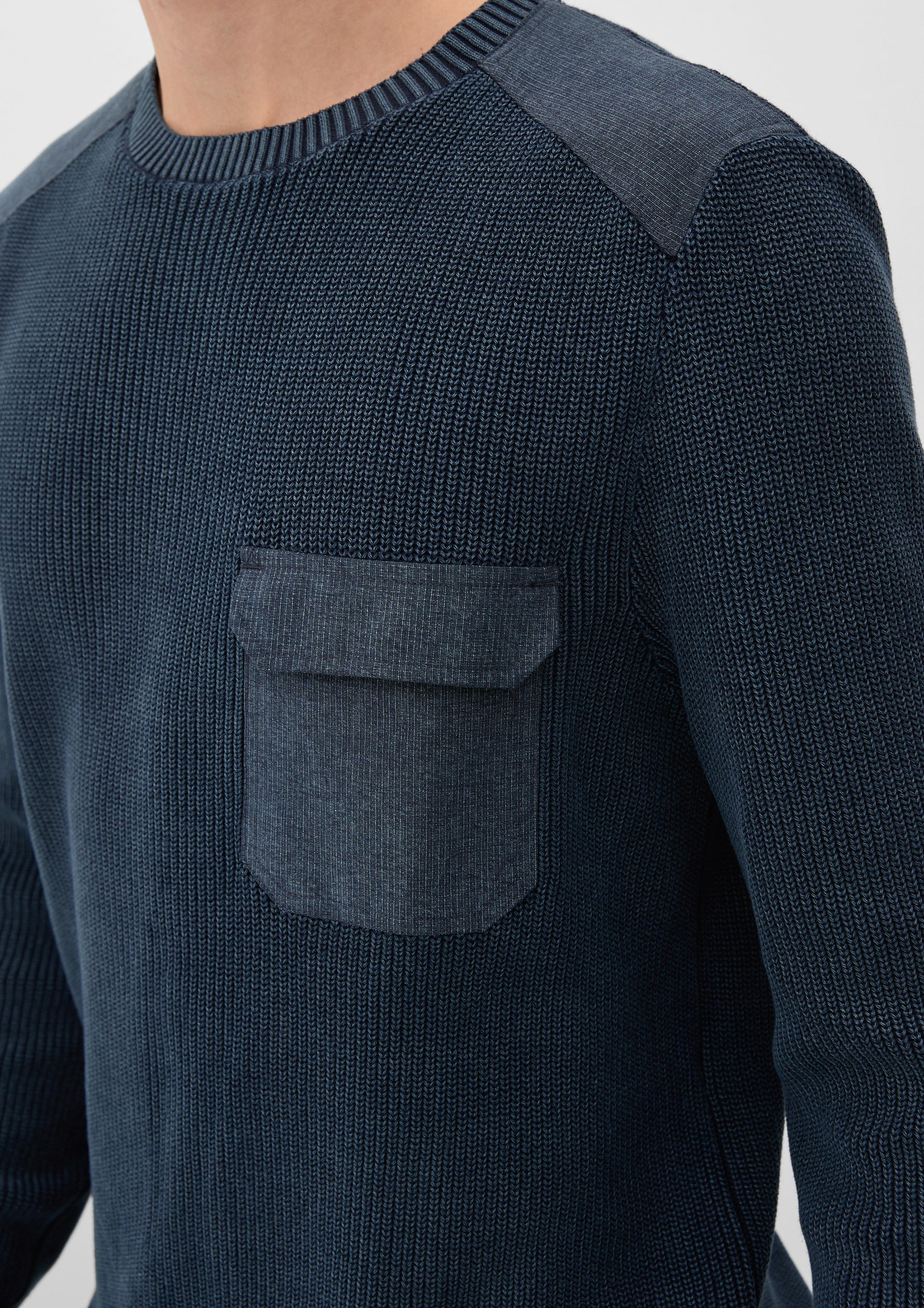 Strickpullover mit Garment Dye  2125659-5952