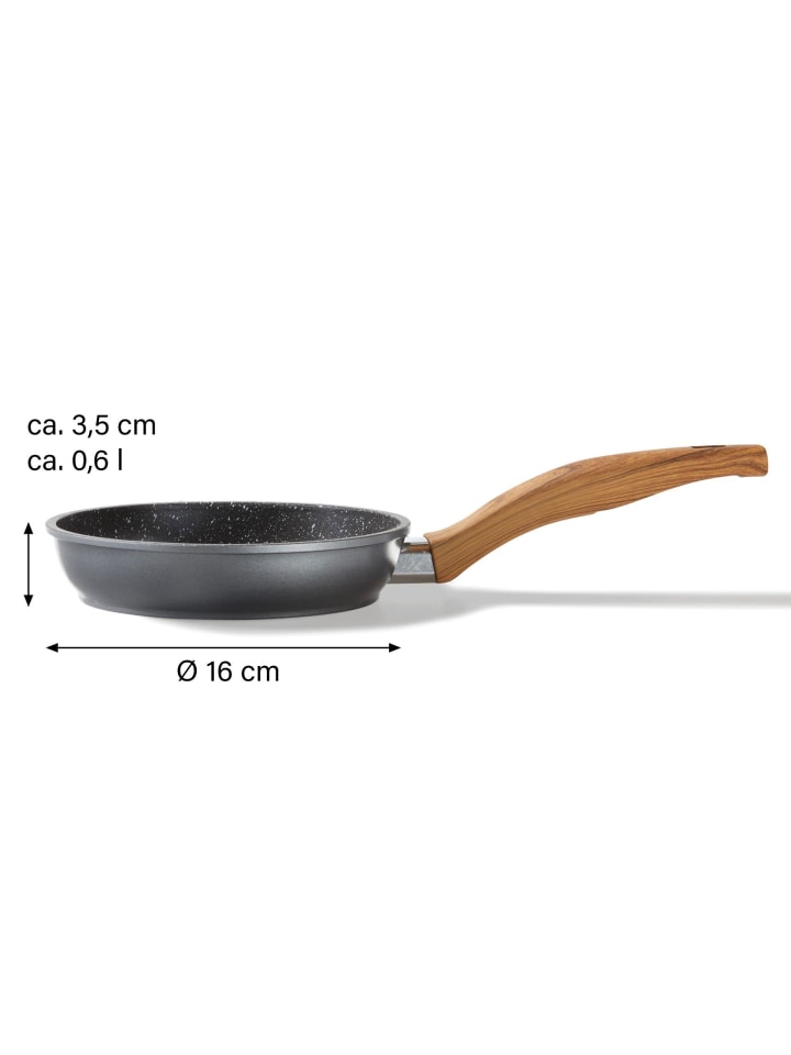 Stoneline Bratpfanne 16 cm | ohne Deckel in Grau günstig kaufen Ø 16 cm