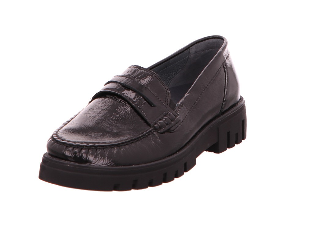 WALDLÄUFER Sportliche Slipper schwarz 723502