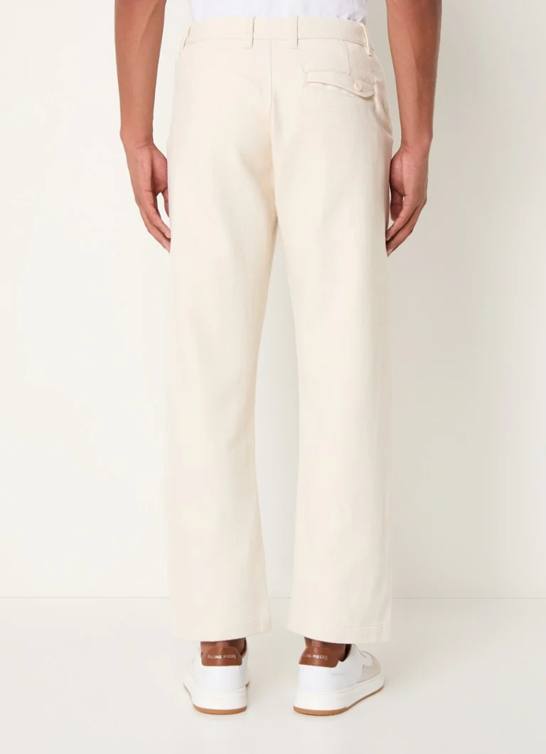 The New Originals Seamless tapered fit trousers with texture and logo
