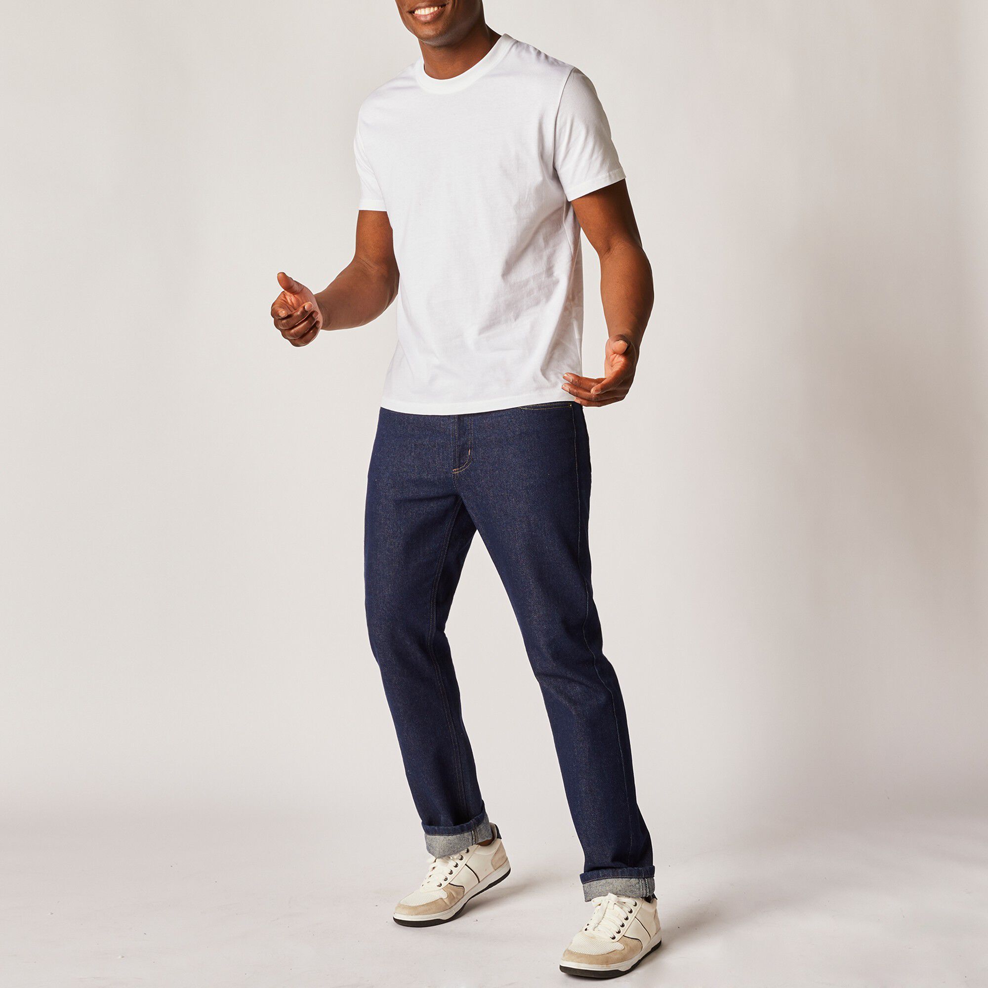 T-shirt col rond manches courtes