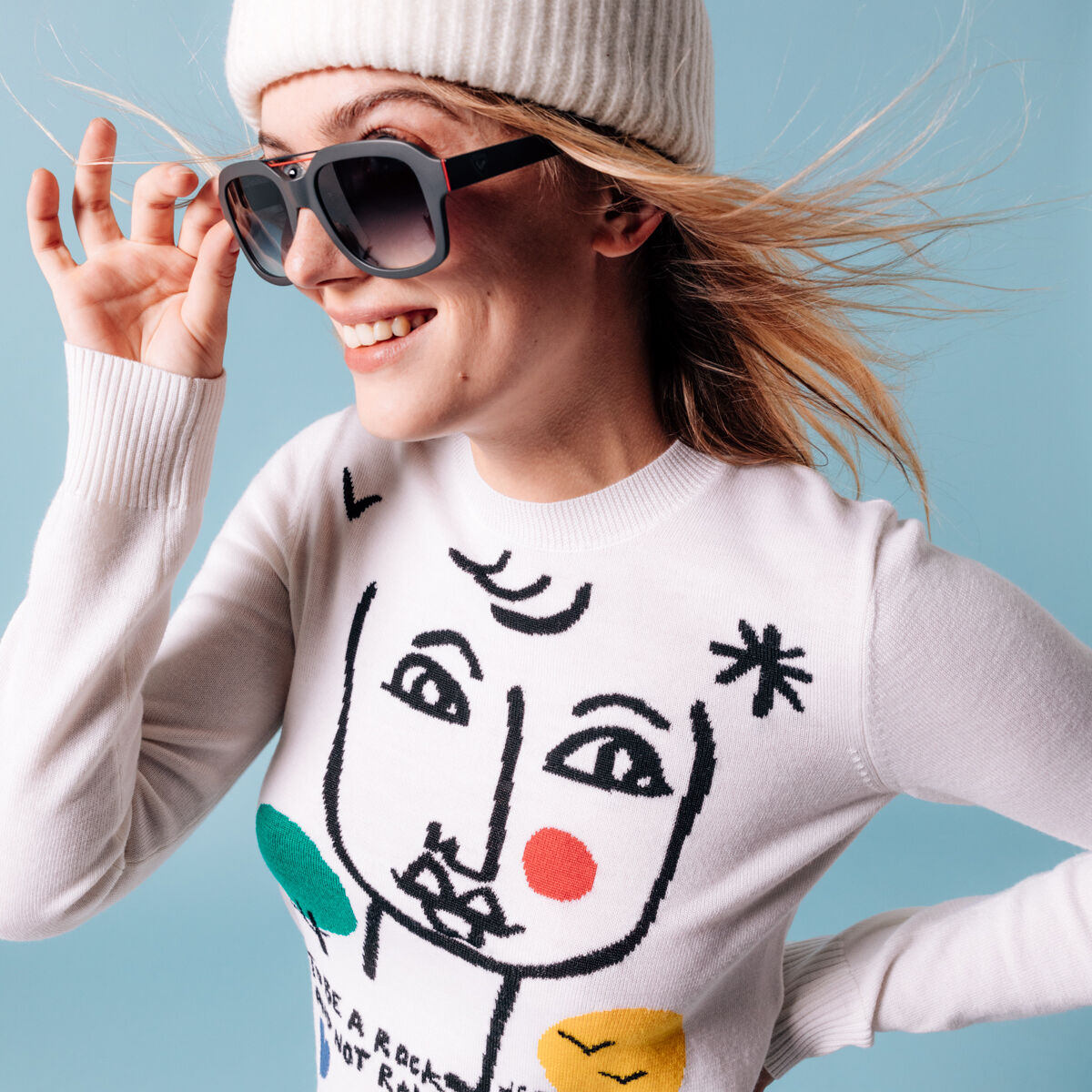 Pull à col rond Emotion JCC pour femme