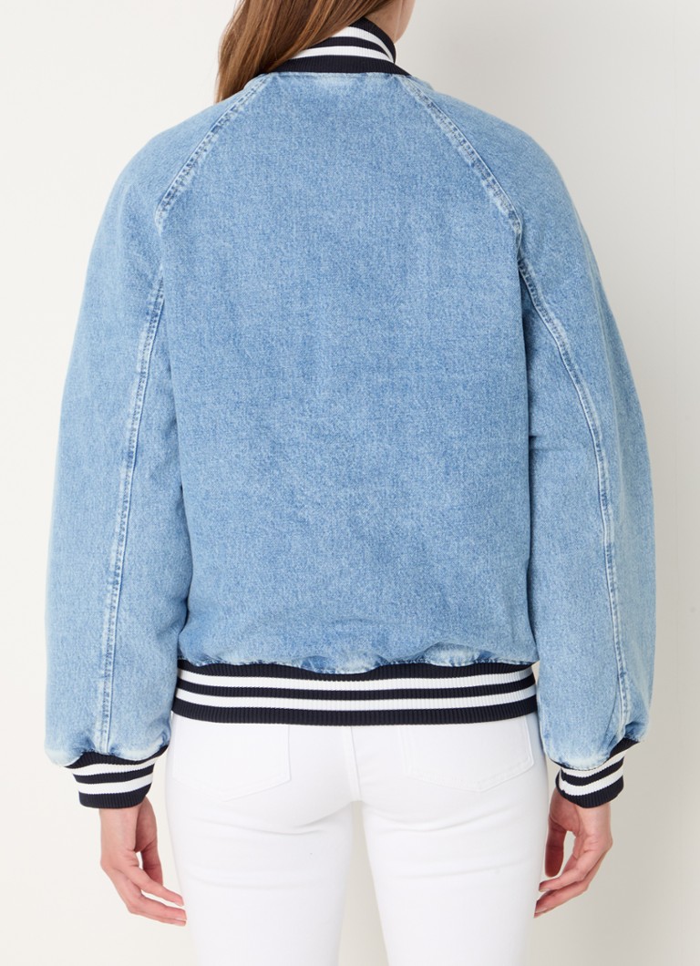 Tommy Hilfiger traper bomber jakna s bočnim džepovima i vezom logotipa