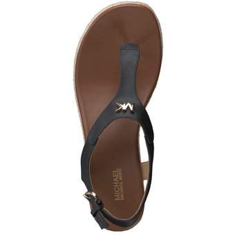 Michael Kors Laney Thong Keilsandale in schwarz