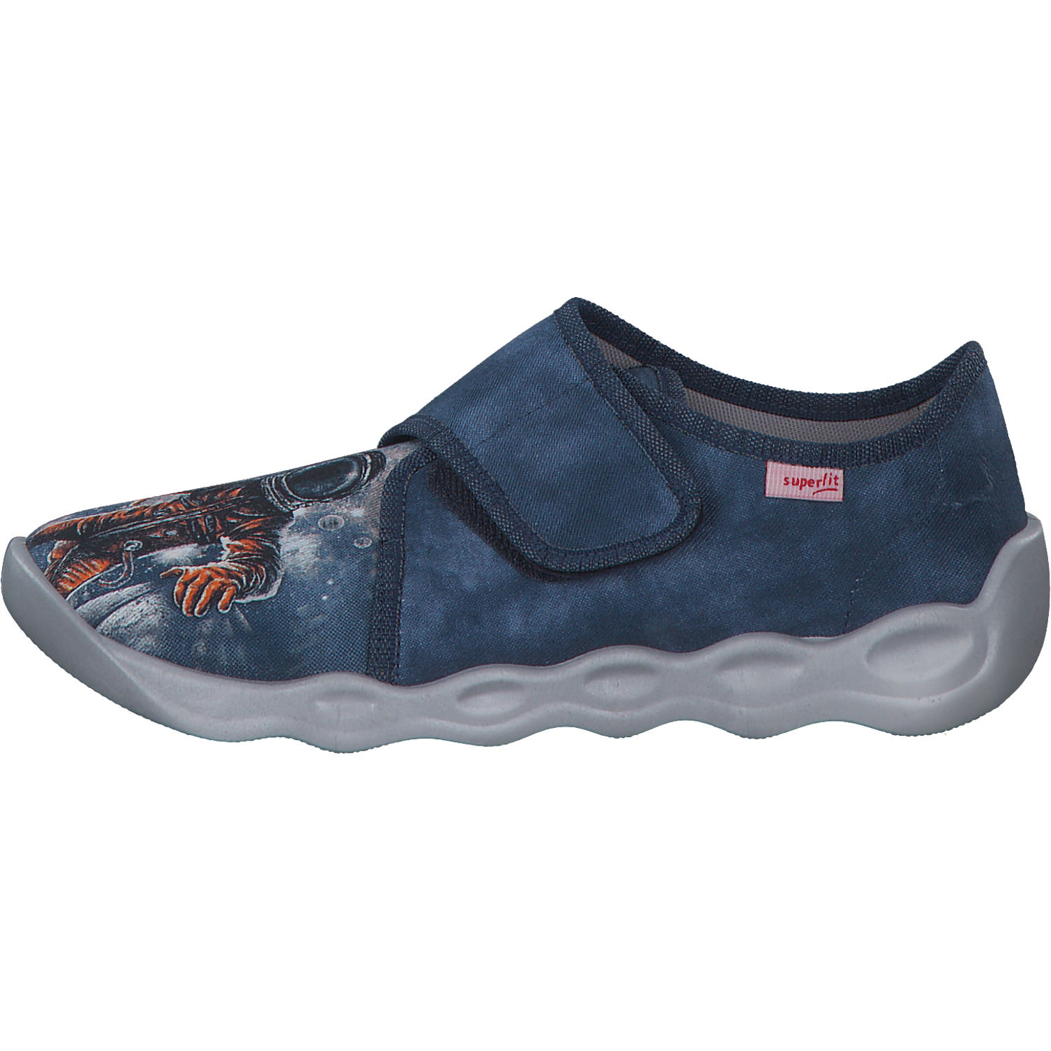 Superfit BUBBLE 06274, Hausschuhe, Kinder, BLAU/MEHRFARBIG