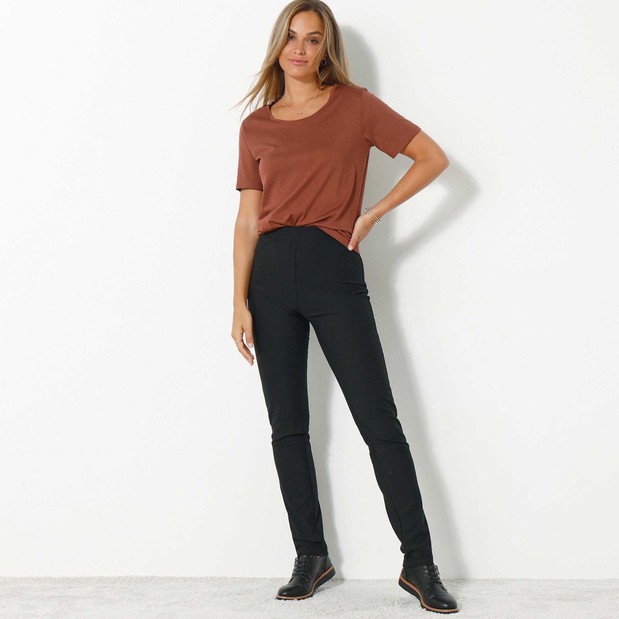 Jegging maille uni