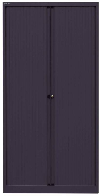 Bisley Rollladenschrank EuroTambour Schwarz 1.000 x 430 x 1.980 mm