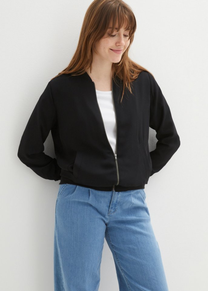 Blousonjacke mit Reißverschluss