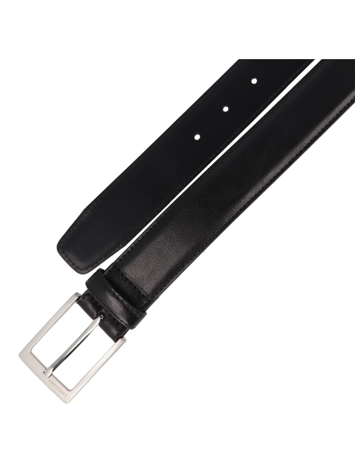 Strellson Gürtel Leder in black günstig kaufen